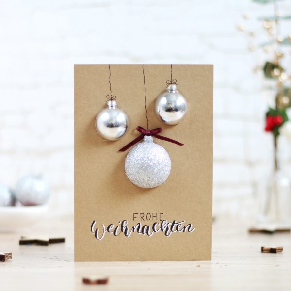 DIY Weihnachtskarte mit 3d Effekt 2 DIY Weihnachtskarte mit 3d Effekt 2